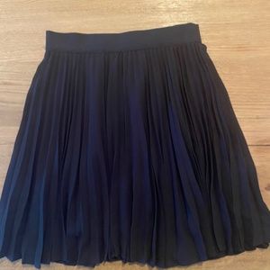 AritziaBlack Pleated Mini Skirt
